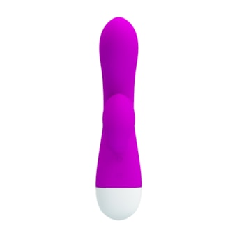 Eli - Vibrador Rabbit Ponto G e Clítoris com 30 Funções e USB na Base