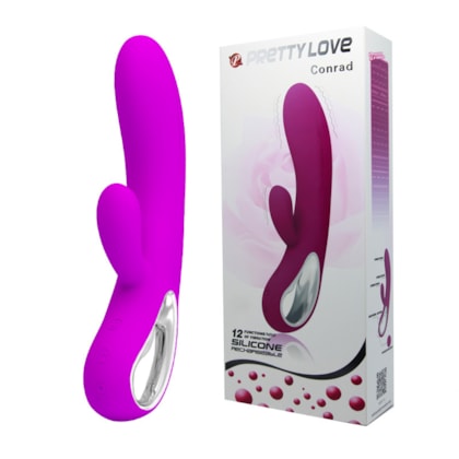 Elmer - Vibrador Ponto G e Clítoris Com 12 Modos de Vibração e Alça de Segurança