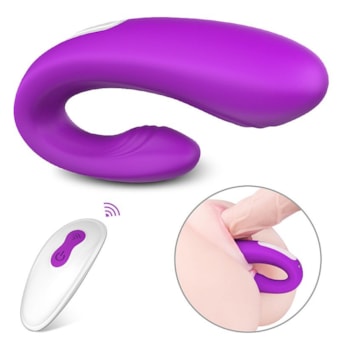 Enjoy-RCT - Vibrador Para Casal com 9 Modos de Vibração e Controle Remoto Sem Fio