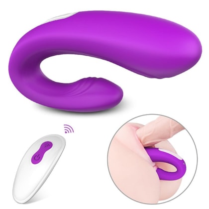 Enjoy-RCT - Vibrador Para Casal com 9 Modos de Vibração e Controle Remoto Sem Fio