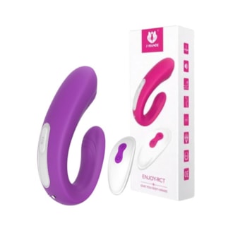 Enjoy-RCT - Vibrador Para Casal com 9 Modos de Vibração e Controle Remoto Sem Fio