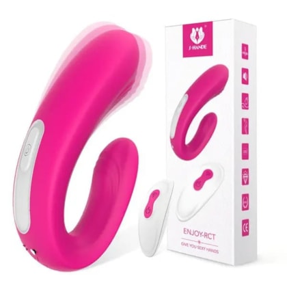Enjoy-RCT - Vibrador Para Casal com 9 Modos de Vibração e Controle Remoto Sem Fio