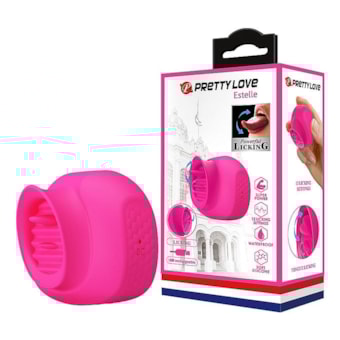 Estelle - Vibrador de Clitóris Com Textura Estimuladora Em Forma Língua e 12 Tipos de Vibrações