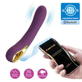 Ethan - Vibrador Ponto G 12 Vibrações e App Modos (Controle, Automático, Imersivo, Musical, Longa Distancia e Mundial)