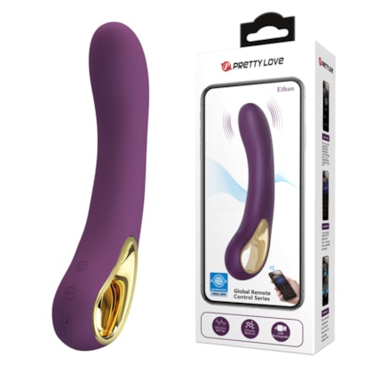 Ethan - Vibrador Ponto G 12 Vibrações e App Modos (Controle, Automático, Imersivo, Musical, Longa Distancia e Mundial)