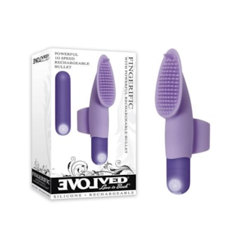 Evolved Fingerific - Vibrador Dedeira Com Cerdas Massageadoras e 10 Vibrações