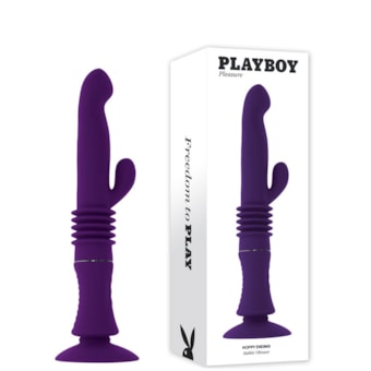 Evolved Hoppy Ending - Vibrador Rabbit Com 7 Funções de Vibração e 3 de Vai e Vem à Prova D'água e Submersível