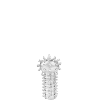 Finger Sleeve - Dedeira Transparente com Saliências Massageadoras