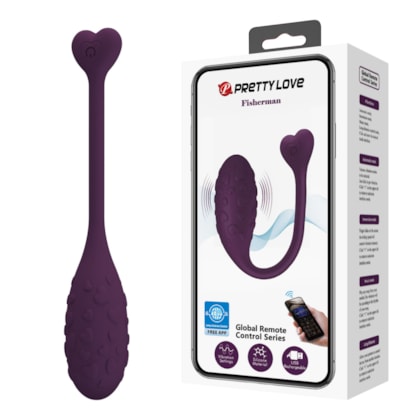 Fisherman - Vibrador Cápsula Com 12 Funções + Controle Via App: Automático, Música e Multiplayer