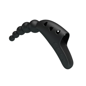 Fordin - Vibrador Dedeira Com 5 Esferas Gradativas, 10 Funções de Vibração e Função Memória