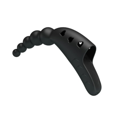 Fordin - Vibrador Dedeira Com 5 Esferas Gradativas, 10 Funções de Vibração e Função Memória