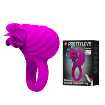Frances – Anel Peniano Rotativo de Alta Estimulação Com 3 Funções