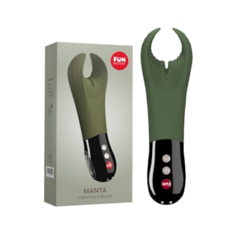 Fun Factory Manta - Masturbador Masculino ou Casal Com 6 Modos de Vibração e 6 Velocidades à Prova D'água e Submersível