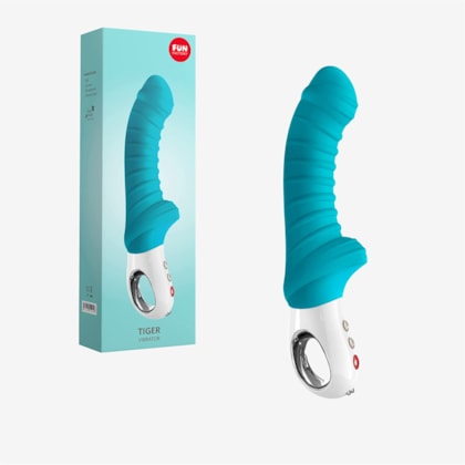Fun Factory Tiger - Vibrador Rabbit Com 6 Vibrações e 6 Velocidades à Prova D'água e Submersível