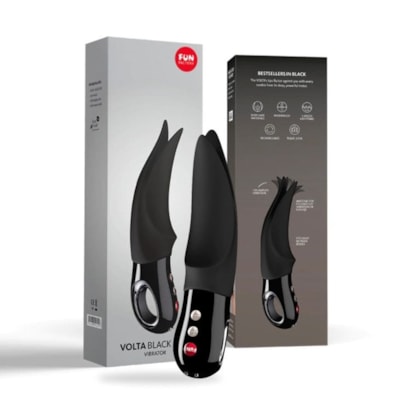 Fun Factory Volta - Vibrador de Clítoris Super Potente Com 6 Vibrações e 6 Velocidades à Prova D'água e Submersível