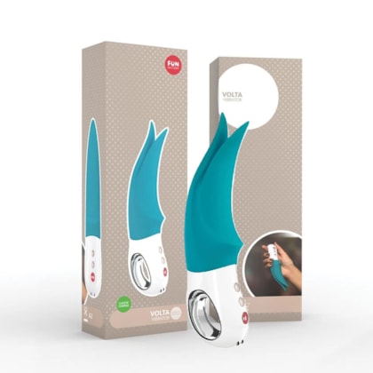 Fun Factory Volta - Vibrador de Clítoris Super Potente Com 6 Vibrações e 6 Velocidades à Prova D'água e Submersível