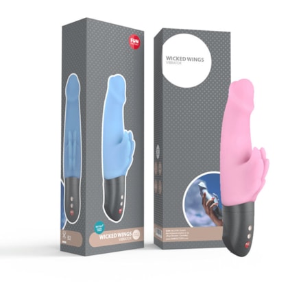 Fun Factory Wicked Wings - Vibrador Rabbit Com 6 Modos de Vibração e 4 Velocidades à Prova D'água (PRODUTO DE VITRINE)