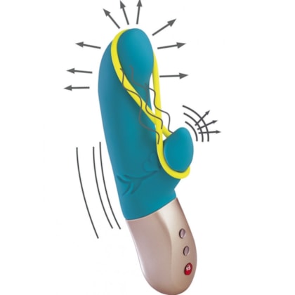 Fun Fatory Amorino - Vibrador Rabbit de 2 Motores Com 6 Funções e 6 Velocidades em Cada à Prova D'água e Submersível