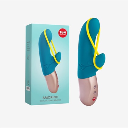 Fun Fatory Amorino - Vibrador Rabbit de 2 Motores Com 6 Funções e 6 Velocidades em Cada à Prova D'água e Submersível
