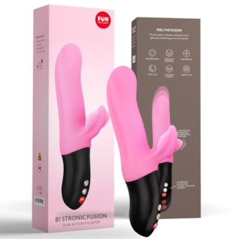 Fun Fatory Bi Stronic Fusion - Vibrador Rabbit Com 6 Pulsações no Ponto G e 6 Vibrações no Clítoris à Prova D'água