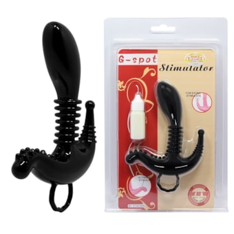 G-Spot Stimulator - Massageador de Próstata Com Nódulos Massageadores e Alça de Segurança