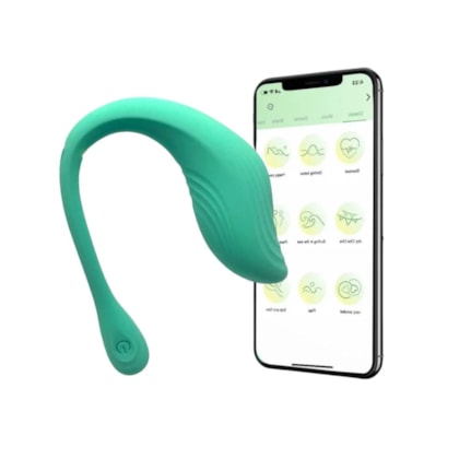 Gaia - Vibrador Bullet Com 10 Modos de Vibração Extra Forte e Controle Via Aplicativo