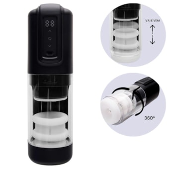 Game Hand 2 - Masturbador Masculino Com 4 Rotações Com Vai e Vem Simultâneas e 4 Intensidades de Velocidade