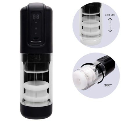 Game Hand 2 - Masturbador Masculino Com 4 Rotações Com Vai e Vem Simultâneas e 4 Intensidades de Velocidade