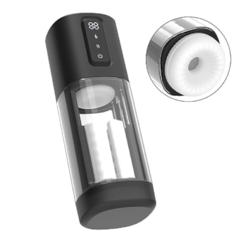 Game Hand - Masturbador Masculino Com 6 Modos de Vai e Vem, 9 Vibrações e 2 Modos de Aquecimento