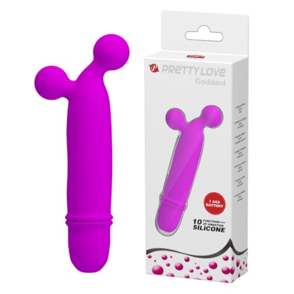 Goddard - Vibrador Estimulador Massageador com 2 Esferas e 10 Modos de Vibração