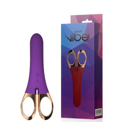 Good Vibe Toys - Vibrador Com Alças Formato Tesoura Com 10 Modos de Vibração e Controle via Aplicativo