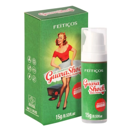 GuaraShock - Gel Excitante Que Vibra Beijável Com Extrato de Guaraná