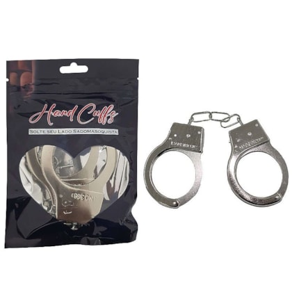 Hand Cuffs - Algema de Metal Cromada