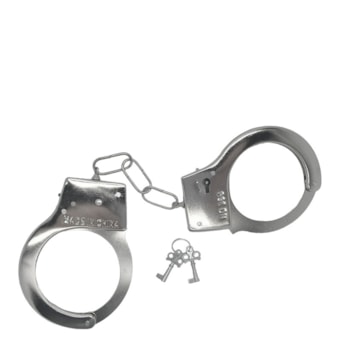 Hand Cuffs - Algema de Metal Cromada