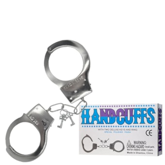 Hand Cuffs - Algema de Metal Cromada