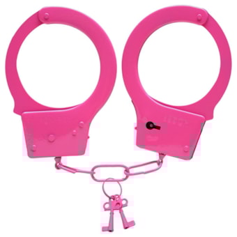 Hand Cuffs - Algema de Metal Pink