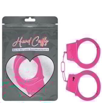 Hand Cuffs - Algema de Metal Pink