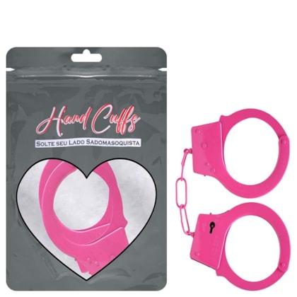 Hand Cuffs - Algema de Metal Pink