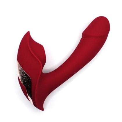 Heart of Ocean - Vibrador Ponto G e Estimulador do Clítoris por Ondas de Pressão Com 9 Funções em Cada