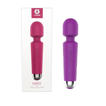 Hero - Vibrador Varinha Massageadora Com 7 Modos de Vibração e 4 Velocidades | Roxo