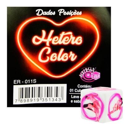 Hétero Color - Dado Unitário Com Posições Coloridas Hétero