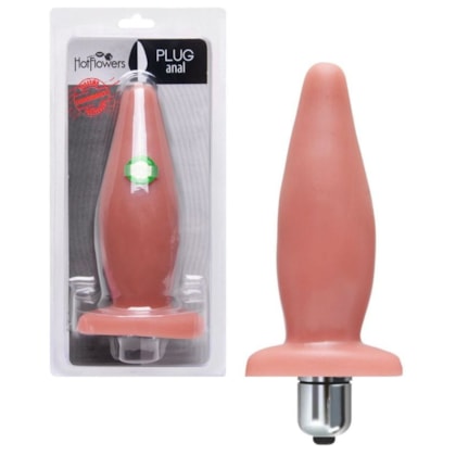 Hot Flowers - Plug Anal Com Cápsula Vibratória