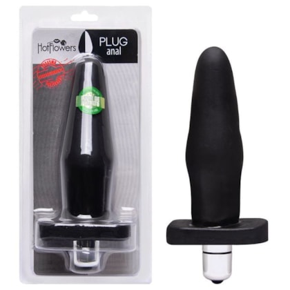 Hot Flowers - Plug Anal Com Cápsula Vibratória