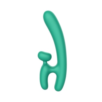 Hreindyri - Vibrador de Dupla Estimulação Ponto G e Clítoris Com 10 Vibrações à Prova D'água e Submersível