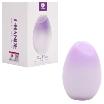 Ice Egg - Vibrador De Clítoris, Mamilos e Orelhas Com 8 Modos De Vibração a Prova D'água