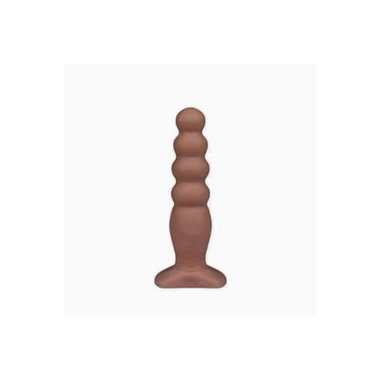 Impact - Plug Anal Boleado 12 x 3cm | Marrom