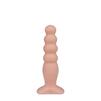 Impact - Plug Anal Boleado 12x3cm | Creme