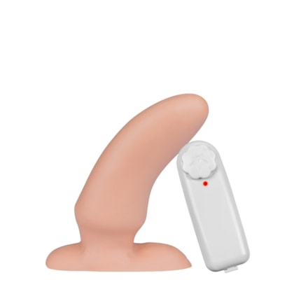 Impact - Plug Anal Com Vibro 10,5 x 3,2cm | Creme