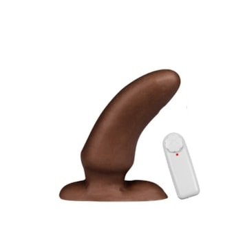 Impact - Plug Anal Com Vibro 10,5 x 3,2cm | Marrom