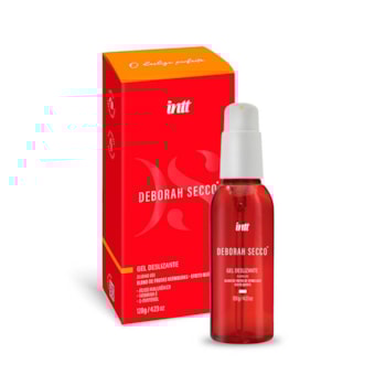INTT & Deborah Secco - Gel Lubrificante Quente Com Ácido Hialurônico, Aloe Vera, D-Pantenol no Sabor Frutas Vermelhas